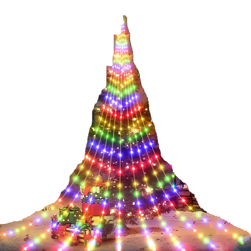 1PC 180LED Waterfall Tree Fairy Lights - Christmas Tree Waterfall Light
