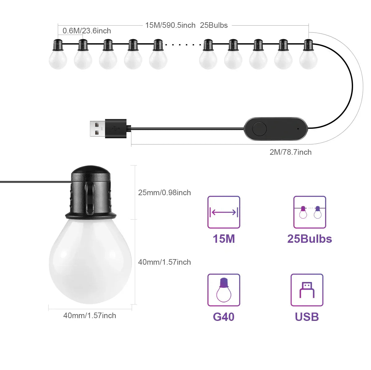 Smart WIFI LED String Lights-2
