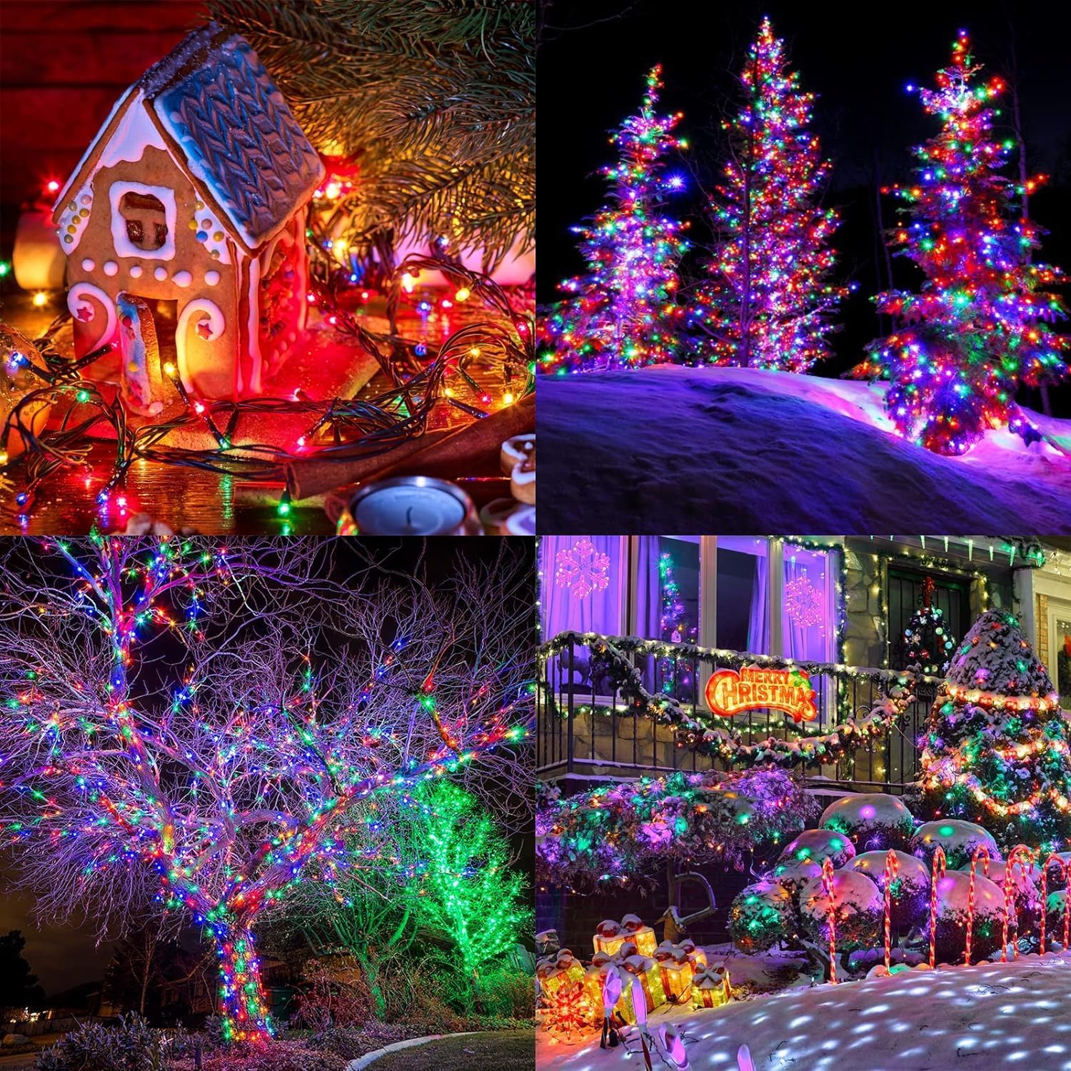 NNEDSZ 600 Low Voltage LED Bluetooth Control Fairy Lights Christmas Decoration Multicolor