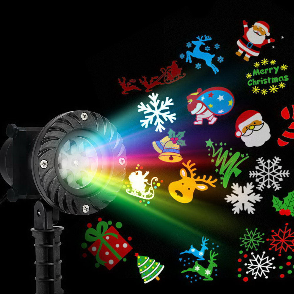 Jolly's Pattern LED Laser Landscape Projector Light Lamp Christmas Party