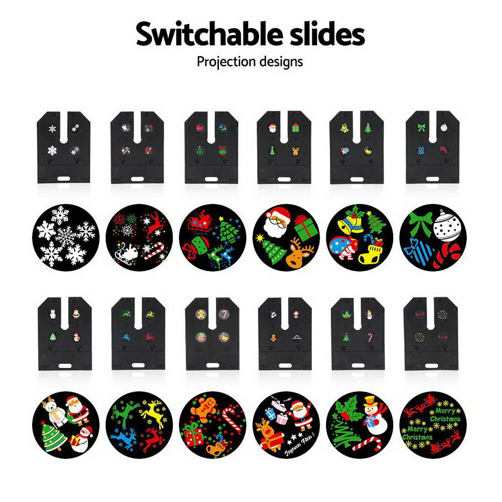 Jolly's Pattern LED Laser Landscape Projector Light Lamp Christmas Party