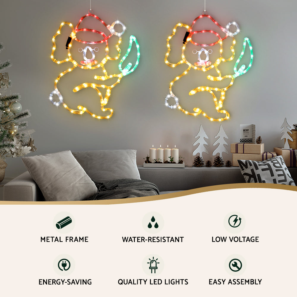 NNEDSZ Christmas Lights 48cm Motif 216 LED Rope Light Outdoor Decoration