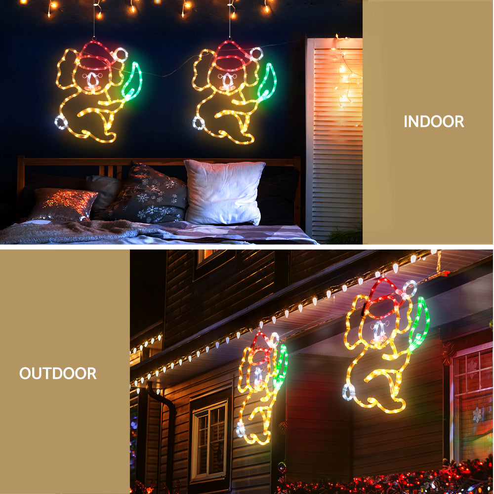 NNEDSZ Christmas Lights 48cm Motif 216 LED Rope Light Outdoor Decoration