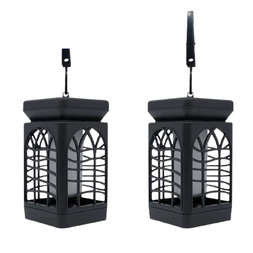 4Pcs Flame Flickering Solar Lantern | IP65 Waterproof Outdoor Lights-0